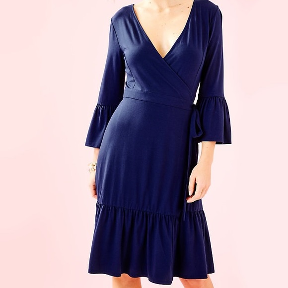 lilly pulitzer misha wrap dress